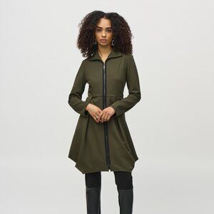 Joseph Ribkoff Stand Collar Jacket in Olive